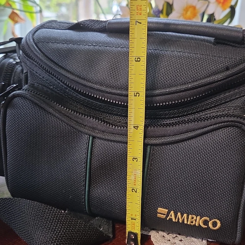 Vintage AMBICO Classic Camcorder/Camera Shoulder Bag 1990s * Beautiful Condition